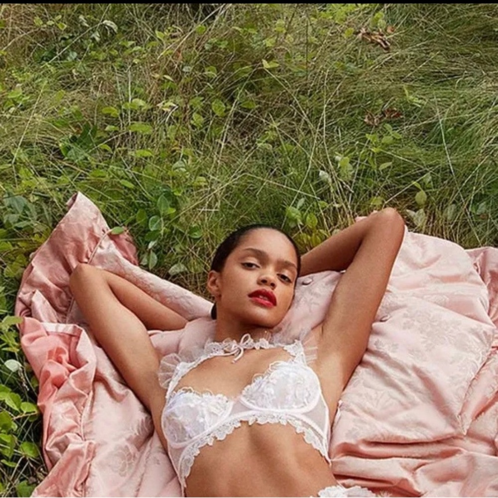 NWT For Love and Lemons Mae high neck underwire bra